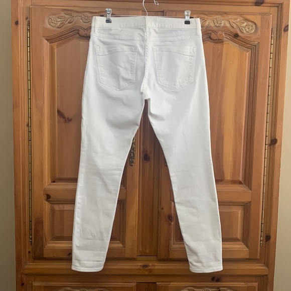 Express Size 10R White Denim Leggings - Picture 3 of 9